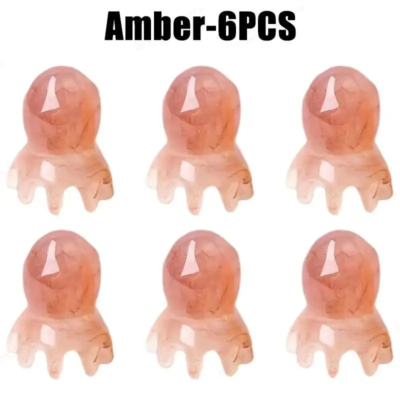 Cute Octopus Scalp Massage Comb (Resin)