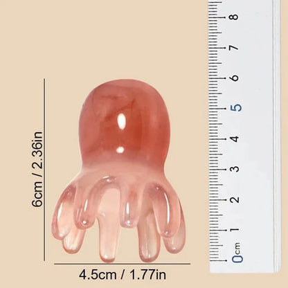Cute Octopus Scalp Massage Comb (Resin)