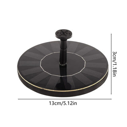 Solar Fountain Pump Floating Solar Panel Bird Baths Water Fountain with 4 Nozzles For Garden Outdoor Water Pool Pond Decor