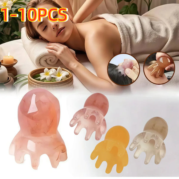 Cute Octopus Scalp Massage Comb (Resin)