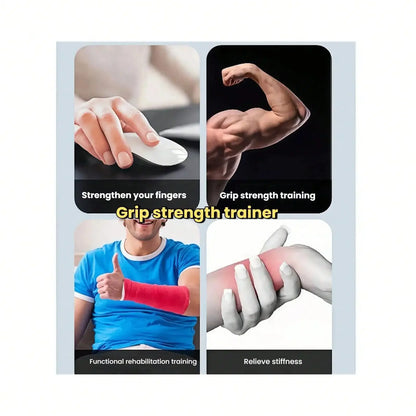 Adjustable Grip Strengthener With Counter, Hand Exerciser For Muscle Building, Professional Forearm & Finger Trainer