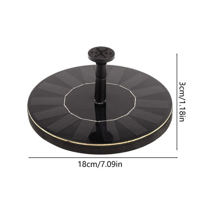 Solar Fountain Pump Floating Solar Panel Bird Baths Water Fountain with 4 Nozzles For Garden Outdoor Water Pool Pond Decor