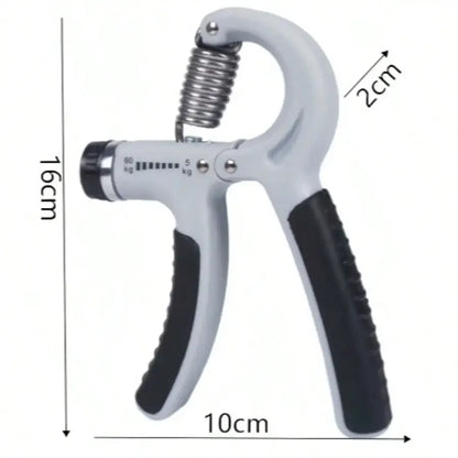 Adjustable Grip Strengthener With Counter, Hand Exerciser For Muscle Building, Professional Forearm & Finger Trainer